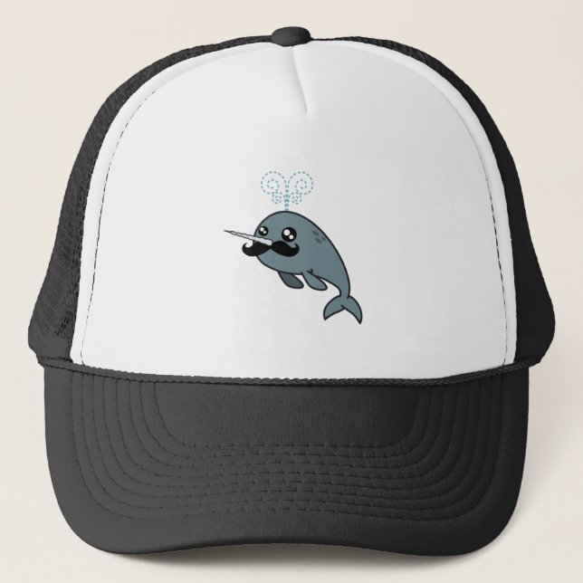 Gorra De Camionero Narwhalstache (Anverso)