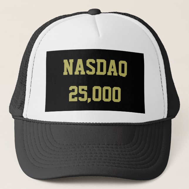 Gorra De Camionero NASDAQ 25000 Stock Market Celebration (Anverso)