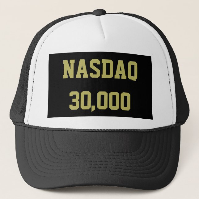 Gorra De Camionero NASDAQ 30000 Stock Market Celebration (Anverso)