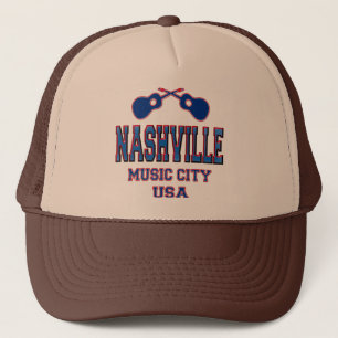Gorra De Camionero Nashville, ciudad los E.E.U.U. de la música