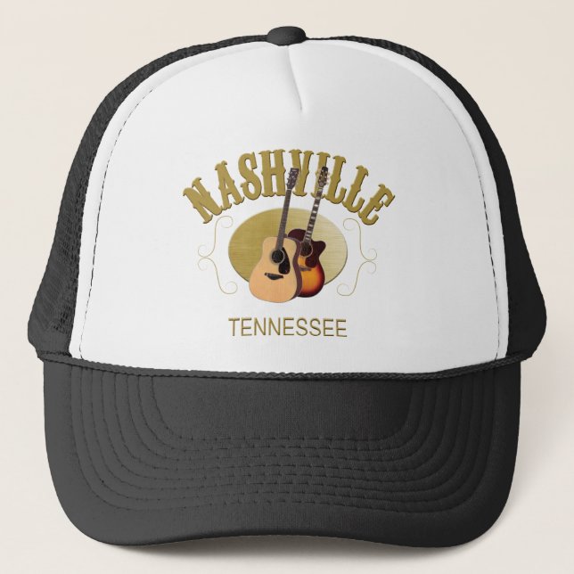 Gorra De Camionero Nashville, NT Trucker Hat (Anverso)