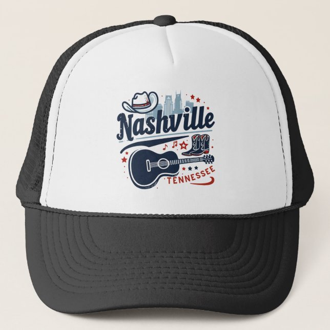 Gorra De Camionero Nashville Tennessee (Anverso)