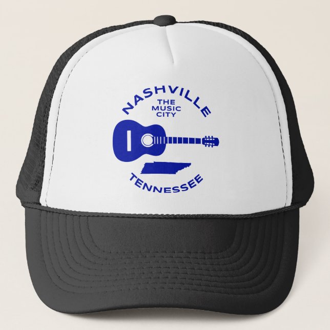 Gorra De Camionero Nashville Tennessee La Ciudad De La Música (Anverso)