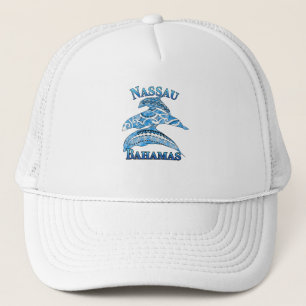 Gorra De Camionero Nassau Bahamas Vacaciones para delfines tribales