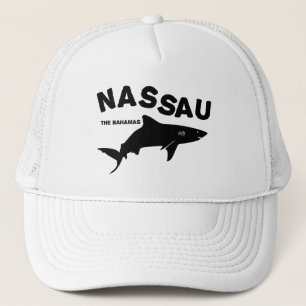 Gorra De Camionero Nassau - Las Bahamas: Camiseta de buceo de tiburon