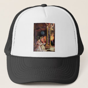 GORRA DE CAMIONERO NATIVIDAD CON ÁNGELES - MAGIA DE NAVIDADES