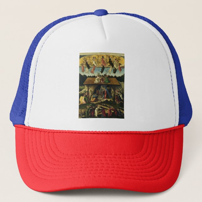 Gorra De Camionero Natividad mística de Sandro Botticelli (Anverso)