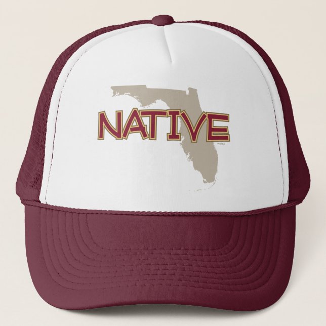 Gorra De Camionero NATURAL de la Florida (Anverso)