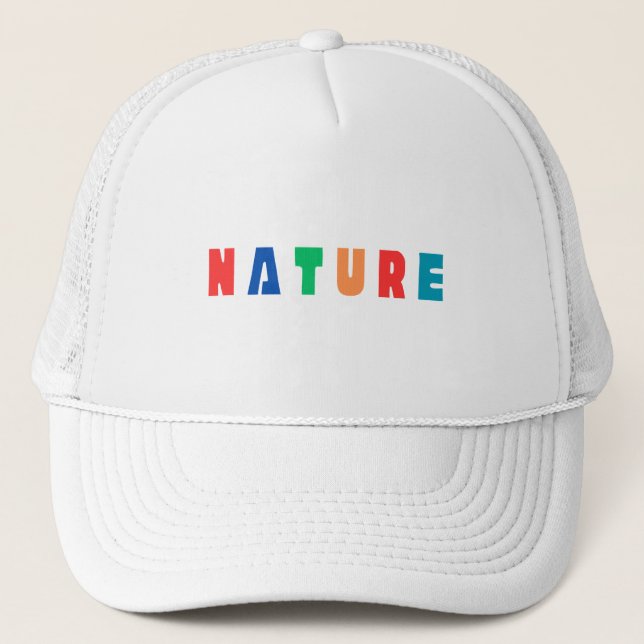 Gorra De Camionero Naturaleza (Anverso)