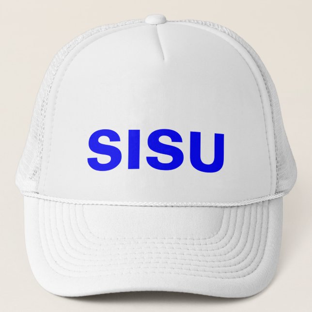 Gorra De Camionero Naturaleza de HAT~ Sisu y alcohol de la gente (Anverso)