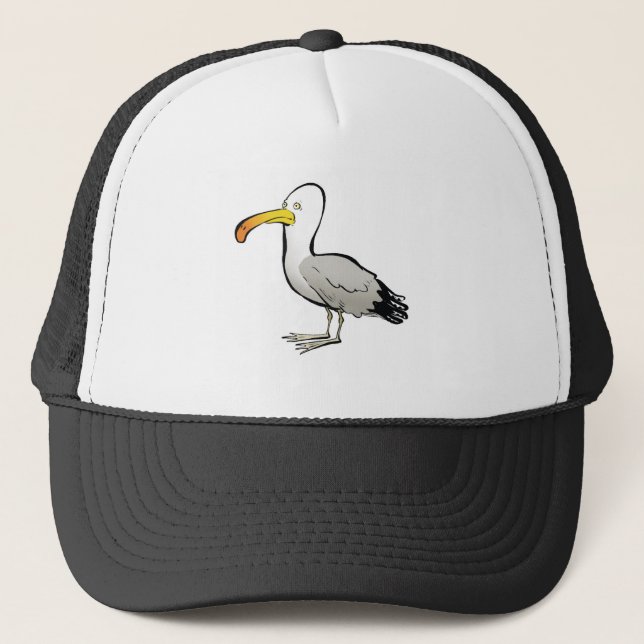 Gorra De Camionero Naturel del au de la gaviota (Anverso)