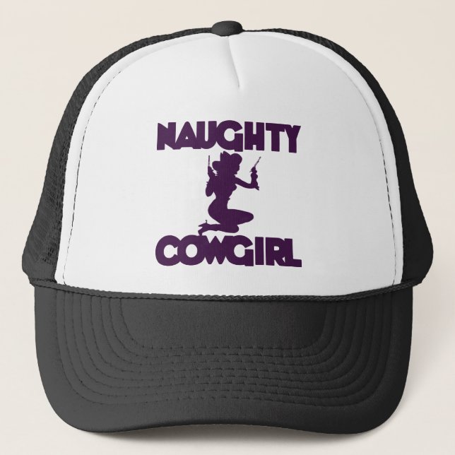 Gorra De Camionero Naughty Cowgirl (Anverso)