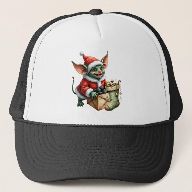 Gorra De Camionero Naughty List Delivery: The Goblin Clause Chronicle (Anverso)