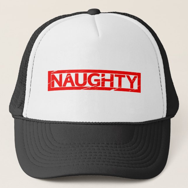 Gorra De Camionero Naughty Stamp (Anverso)