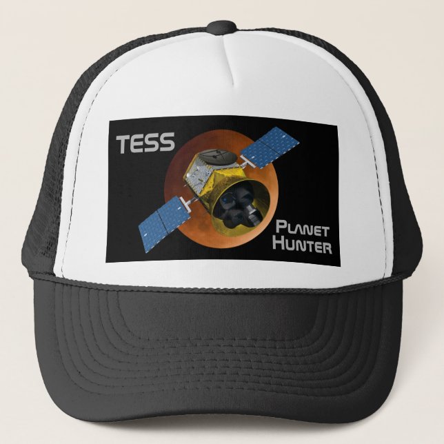 Gorra De Camionero Nave espacial TESS Planet Hunter (Anverso)