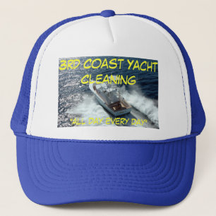 Gorra De Camionero navegue, 3ro limpieza del yate de la costa, "todo