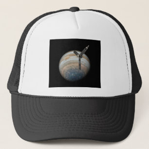 Gorra De Camionero Naves espaciales de Juno en el planeta Júpiter