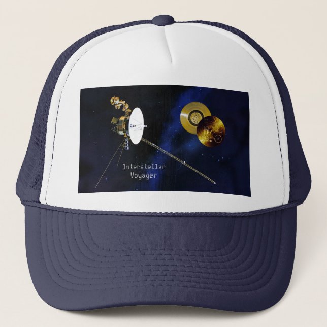 Gorra De Camionero Naves espaciales de Voyager Interstelar (Anverso)