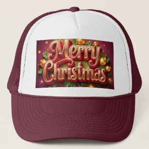 Gorra De Camionero Navidad Alegre Fiesta de Espuma para Fiestas Holid