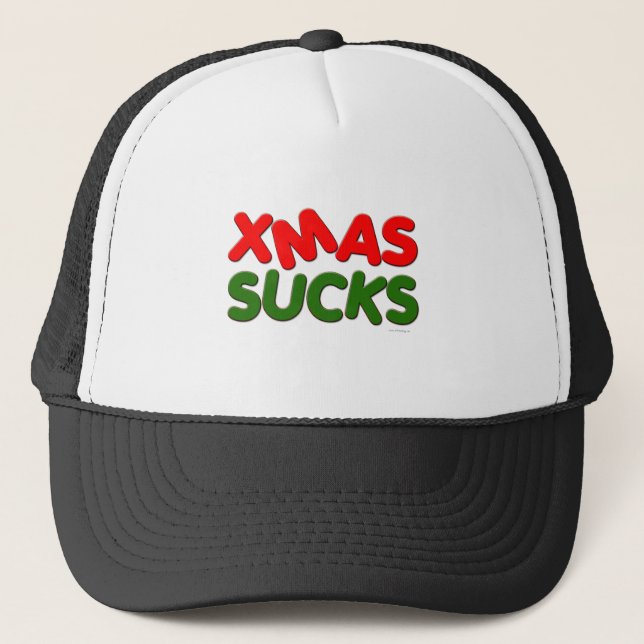 Gorra De Camionero Navidad chupa (Anverso)