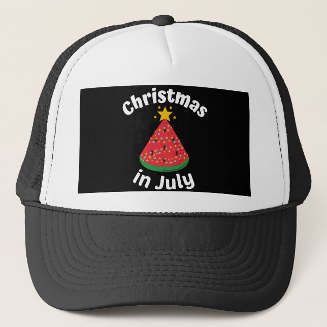 GORRA DE CAMIONERO NAVIDAD EN JULIO (Anverso)