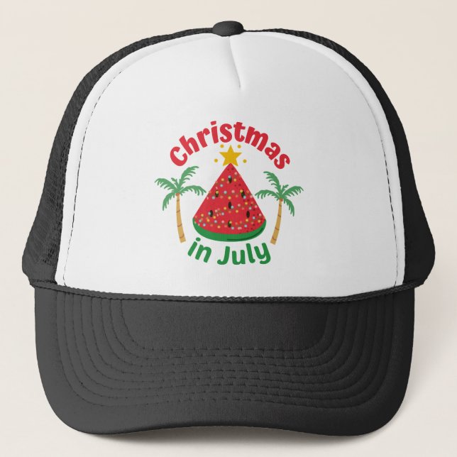 GORRA DE CAMIONERO NAVIDAD EN JULIO (Anverso)