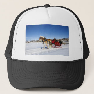 Gorra De Camionero Navidad occidental - trineo del navidad del