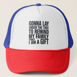 Gorra De Camionero Navidad Va a Estar Debajo del Árbol Navidad Famili