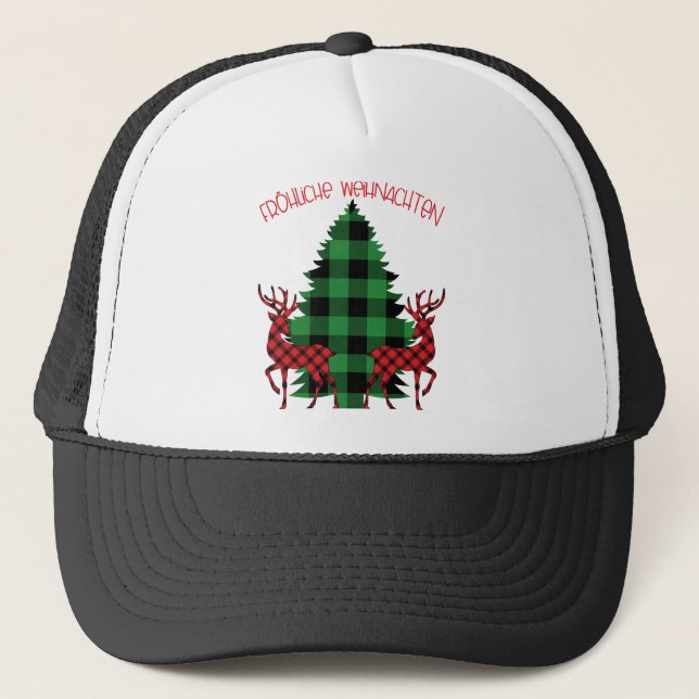 Gorra De Camionero Navidades alemanes festejan alemanes de madre alem (Anverso)