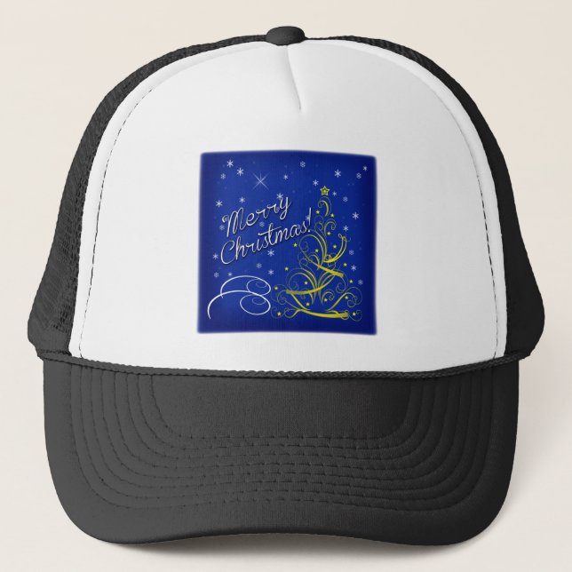 Gorra De Camionero Navidades azules (Anverso)