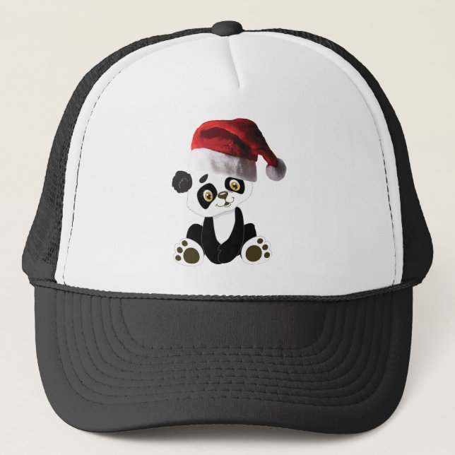 Gorra De Camionero navidades bebé oso panda (Anverso)