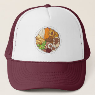 Gorra De Camionero Navidades británicos cenan Fiesta festivo de Turqu