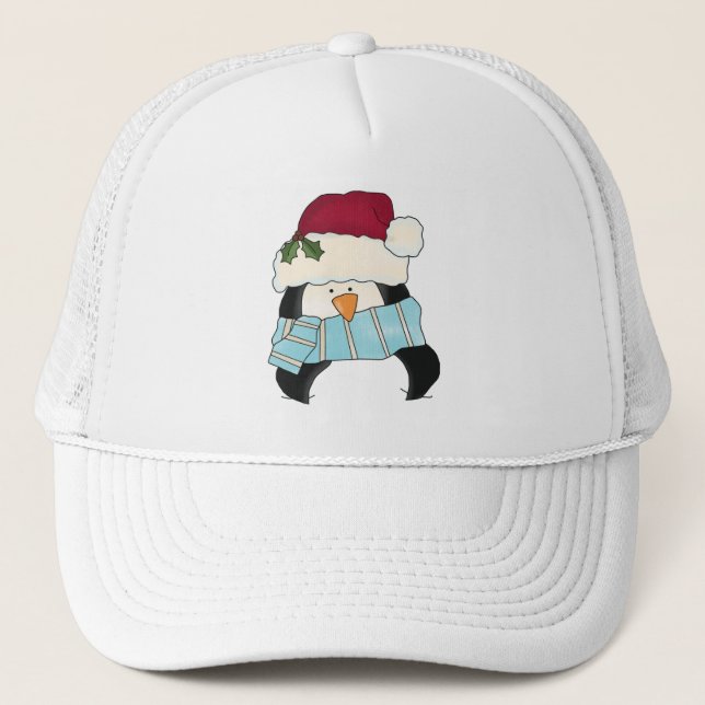 Gorra De Camionero Navidades camisetas y regalos de pingüino (Anverso)