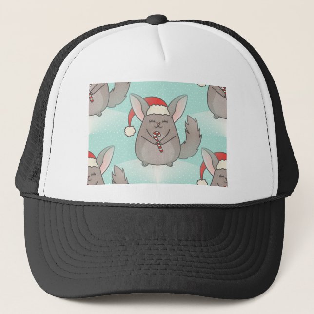 Gorra De Camionero navidades chinchillas (Anverso)