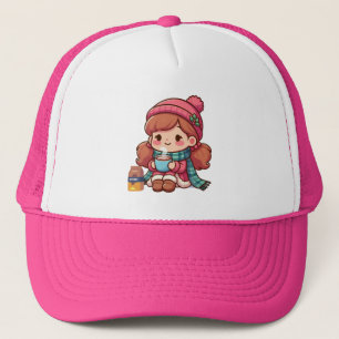 Gorra De Camionero Navidades cortos/chica invernal con cacao