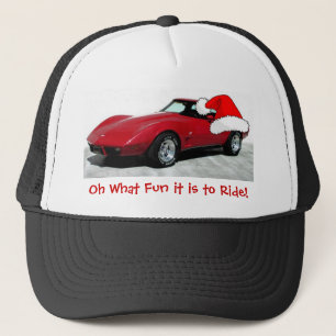 Gorra De Camionero navidades Corvette Rojo 1979