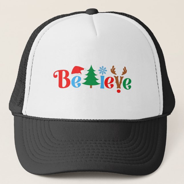 Gorra De Camionero Navidades creen (Anverso)