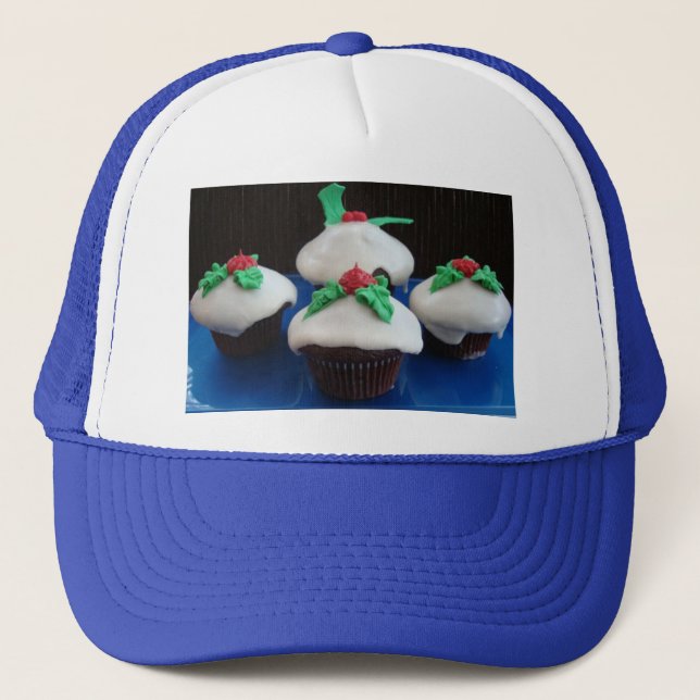 Gorra De Camionero Navidades Cupcakes (Anverso)