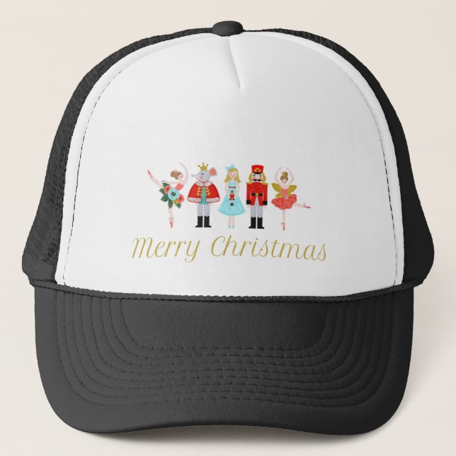 Gorra De Camionero Navidades de ballet desnudo (Anverso)