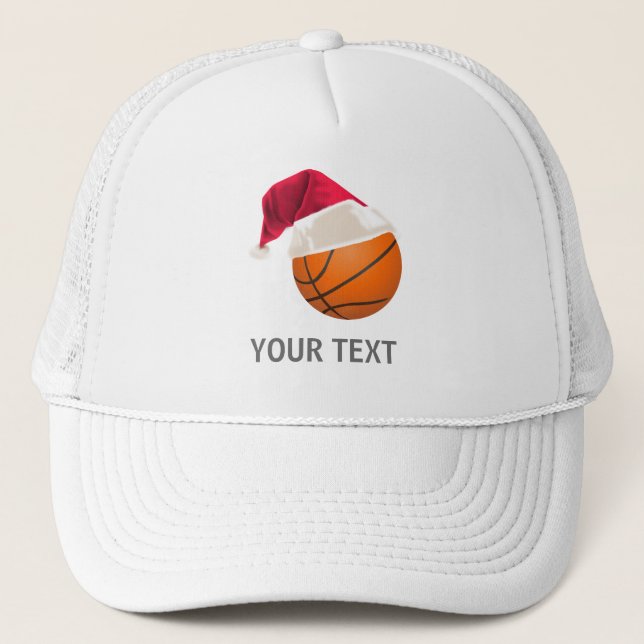 Gorra De Camionero navidades de baloncesto (Anverso)