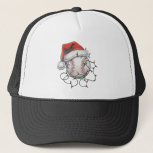 Gorra De Camionero Navidades de béisbol de Santa Elena