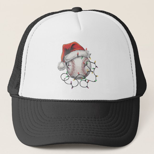 Gorra De Camionero Navidades de béisbol de Santa Elena (Anverso)