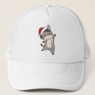 Gorra De Camionero Navidades de burro machacan animales de invierno
