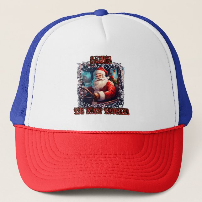 Gorra De Camionero Navidades de camioneros de Santa Claus fest (Anverso)