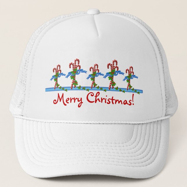 Gorra De Camionero Navidades de Candy Cane Lane Cap (Anverso)