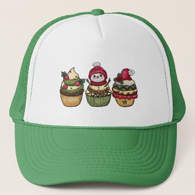Gorra De Camionero Navidades de Cute Muffin (Anverso)