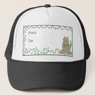 Gorra De Camionero Navidades De Gatos Animan Pequeños Regalos Gracios