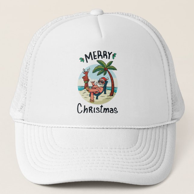 Gorra De Camionero Navidades de julio (Anverso)