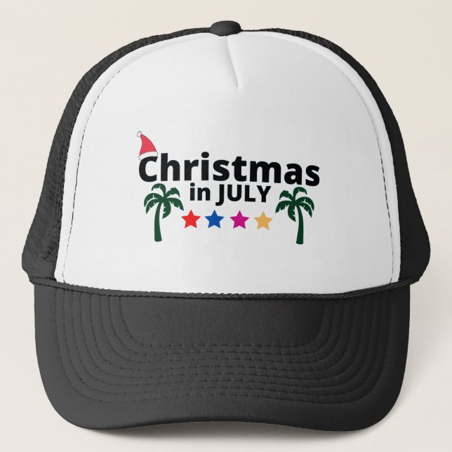 GORRA DE CAMIONERO NAVIDADES DE JULIO (Anverso)