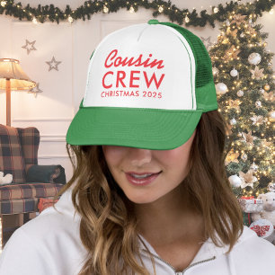 Gorra De Camionero Navidades de la Reunión Familiar de la Tripulación